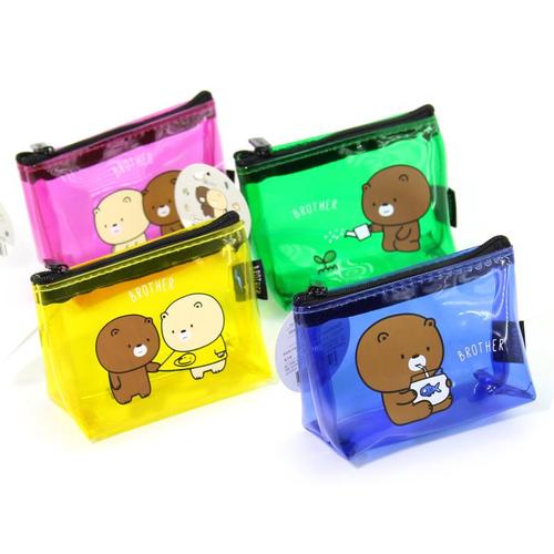 아이윙스-3000 브라더 투명동전지갑 (3개) 어린이집 유치원 초등학교 신학기 입학선물 졸업선물