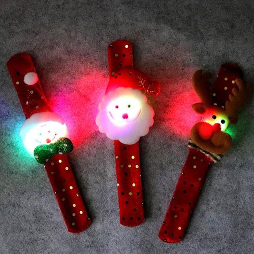 아이윙스-2000 크리스마스 라이트 데코 팔찌 어린이집 유치원 초등 크리스마스선물 단체선물 답례품 (3개)