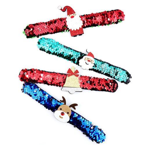 아이윙스-1500 크리스마스 스팽글 팔찌 어린이 단체선물