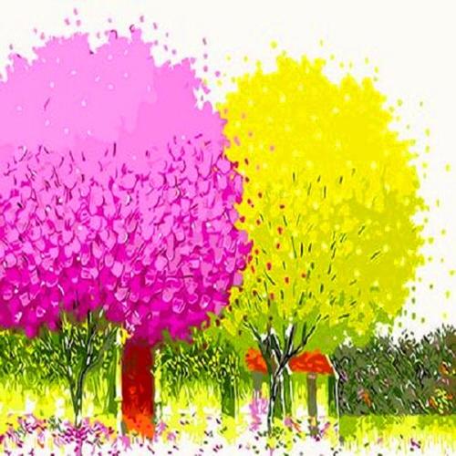 아이윙스-아이윙스 40000 피포페인팅 Q466 행운의나무시리즈 DIY명화그리기 DIY그림그리기