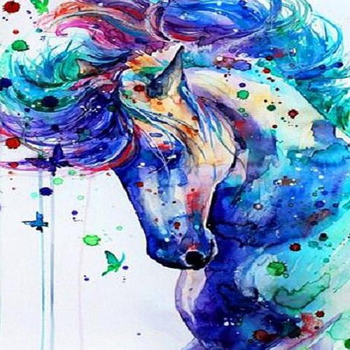 아이윙스-아이윙스 피포페인팅 Q3213 watercolor horse DIY명화그리기 DIY그림그리기