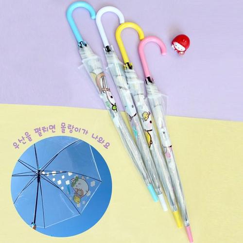 아이윙스-아이윙스 6000 몰랑 투명우산 60cm 아동 장우산 (2개)