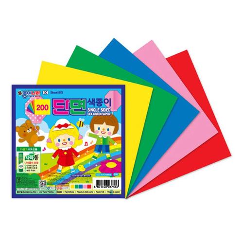 아이윙스-10000 종이나라 단면 색종이 5매 50개입 종이접기 어린이집 유치원 초등학교 신학기 입학선물 졸업선물