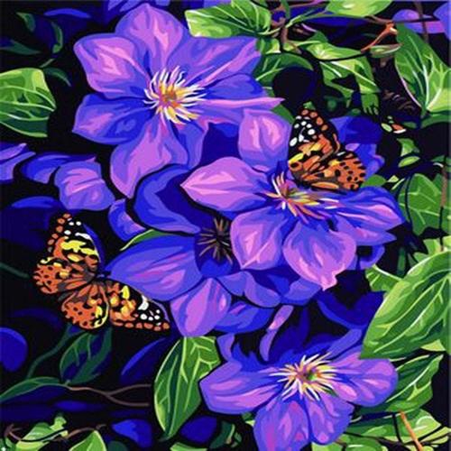 아이윙스-아이윙스 피포페인팅 B63 꽃과 나비 DIY명화그리기 DIY그림그리기