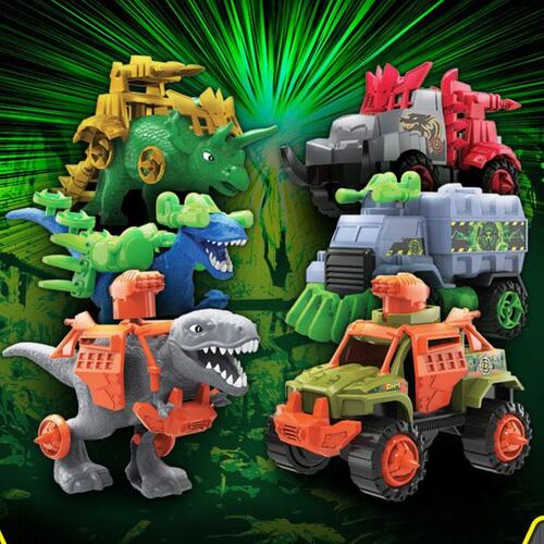 아이윙스-스냅앤플레이 다이노트럭 공룡VS트럭 장난감 어린이집 유치원 학원학교 단체 크리스마스선물 답례품