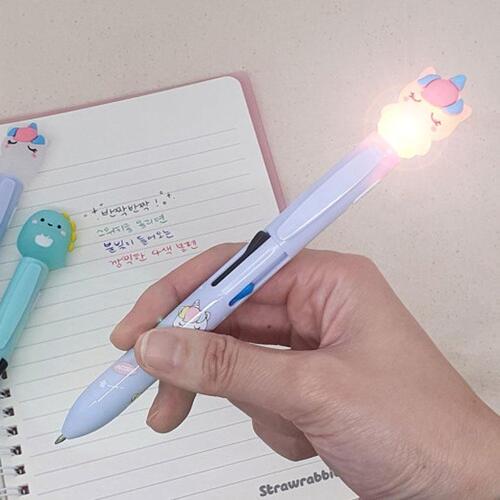 아이윙스-아이윙스 2500 레이지스타 LED 라이트 피규어 4색볼펜 0.7mm 어린이집 유치원 초등학교  (2개)