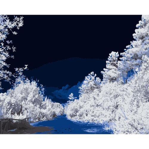 아이윙스 피포페인팅 pipo-2090 가을겨울풍경 40x50 diy명화그리기 유화수채화그리기
