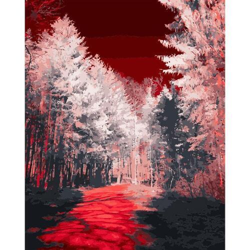 아이윙스 피포페인팅 pipo-2084 가을겨울풍경 40x50 diy명화그리기 유화수채화그리기