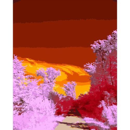 아이윙스 피포페인팅 pipo-2087 가을겨울풍경 40x50 diy명화그리기 유화수채화그리기