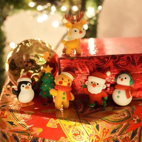 아이윙스-3000 PF 크리스마스 미니어쳐 지우개세트 (2개) 어린이집 유치원 학원학교 단체 크리스마스선물 답례품