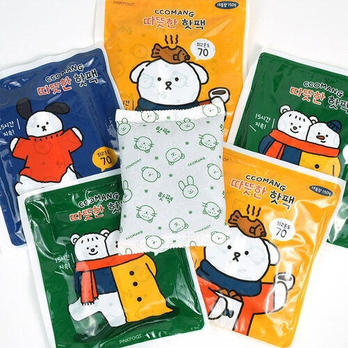 아이윙스-꼬망 따뜻한 핫팩 (4개) 어린이집 유치원 초등학교 신학기 입학선물 졸업선물