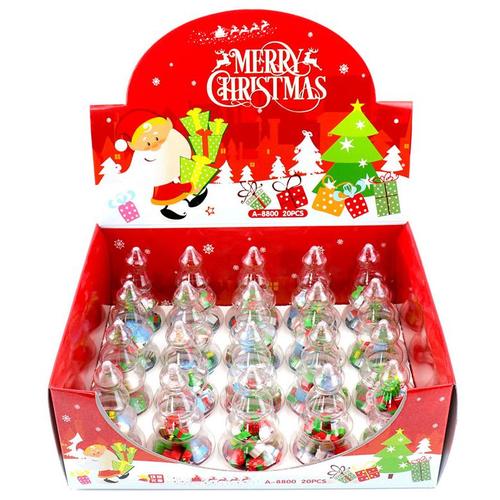 아이윙스-1000 크리스마스 와글와글 트리지우개세트 어린이집 유치원 초등 크리스마스선물 단체선물 답례품 (5개)