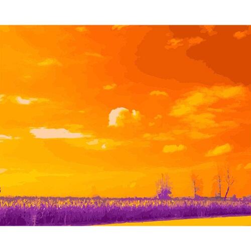 아이윙스-아이윙스 피포페인팅 PIPO-2093 가을겨울풍경 40x50 DIY명화그리기 유화수채화그리기