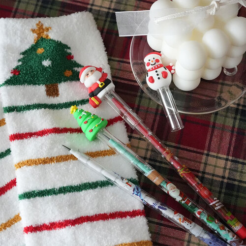 아이윙스-크리스마스 카트리지연필 (24개) 어린이집 유치원 학원학교 단체 크리스마스선물 답례품