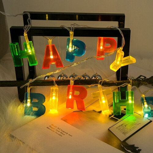 아이윙스-해피벌스데이 LED 조명 가랜드 파티장식소품